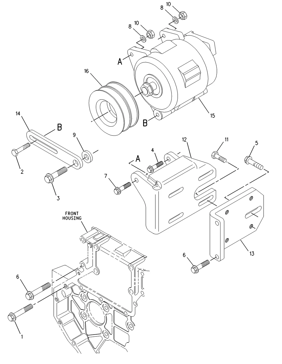 3056E · ELECTRICAL AND STARTING SYSTEM · 228-7392 CAT parts diagram