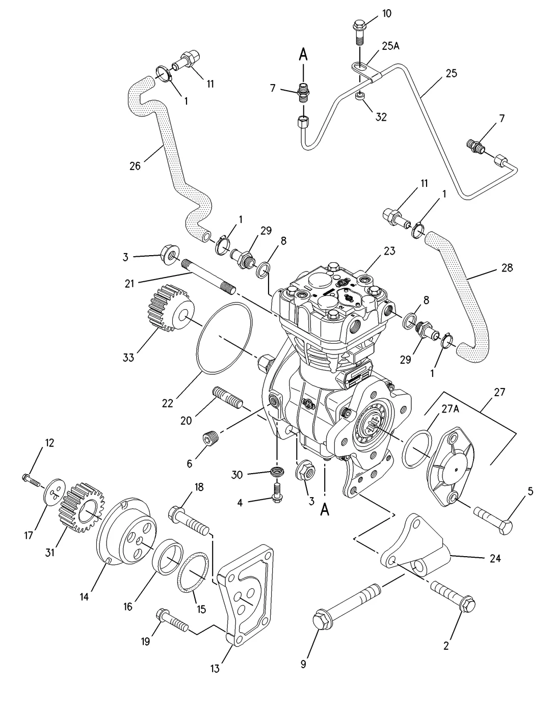 3056E · BASIC ENGINE · 214-4029 CAT parts diagram