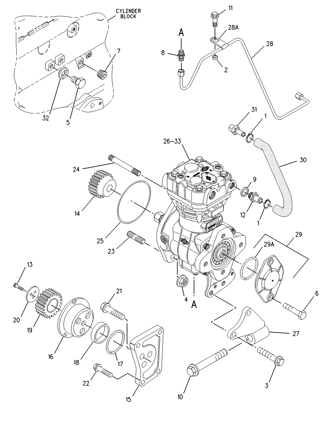 3056E · BASIC ENGINE · 228-7403 CAT parts diagram