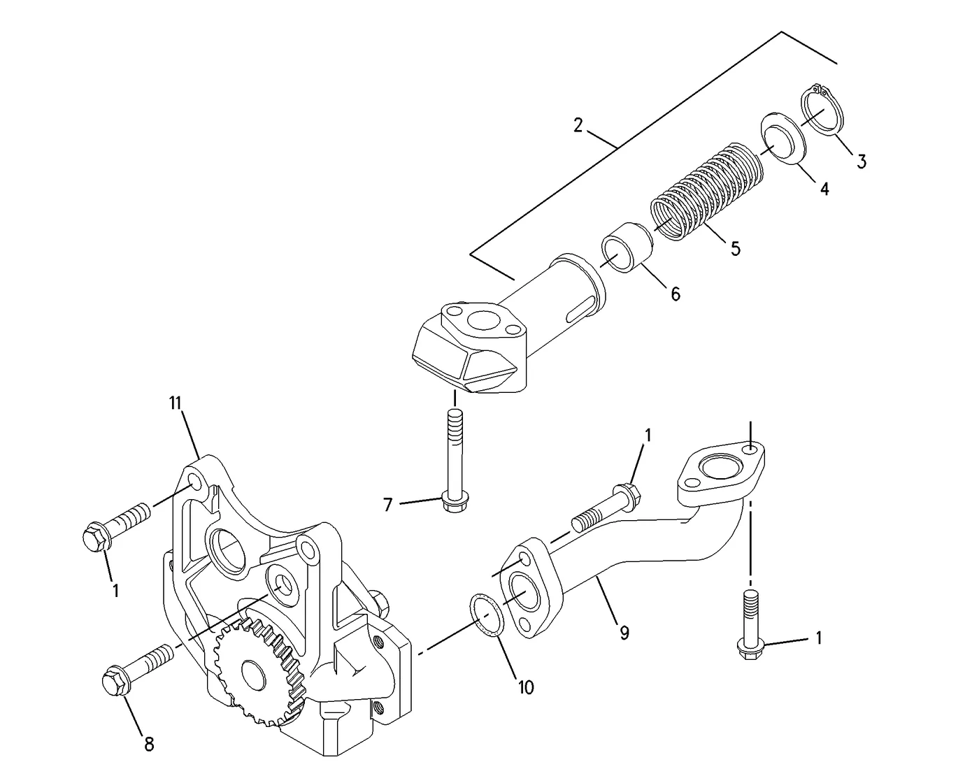 3056E · LUBRICATION SYSTEM · 219-1852 CAT parts diagram