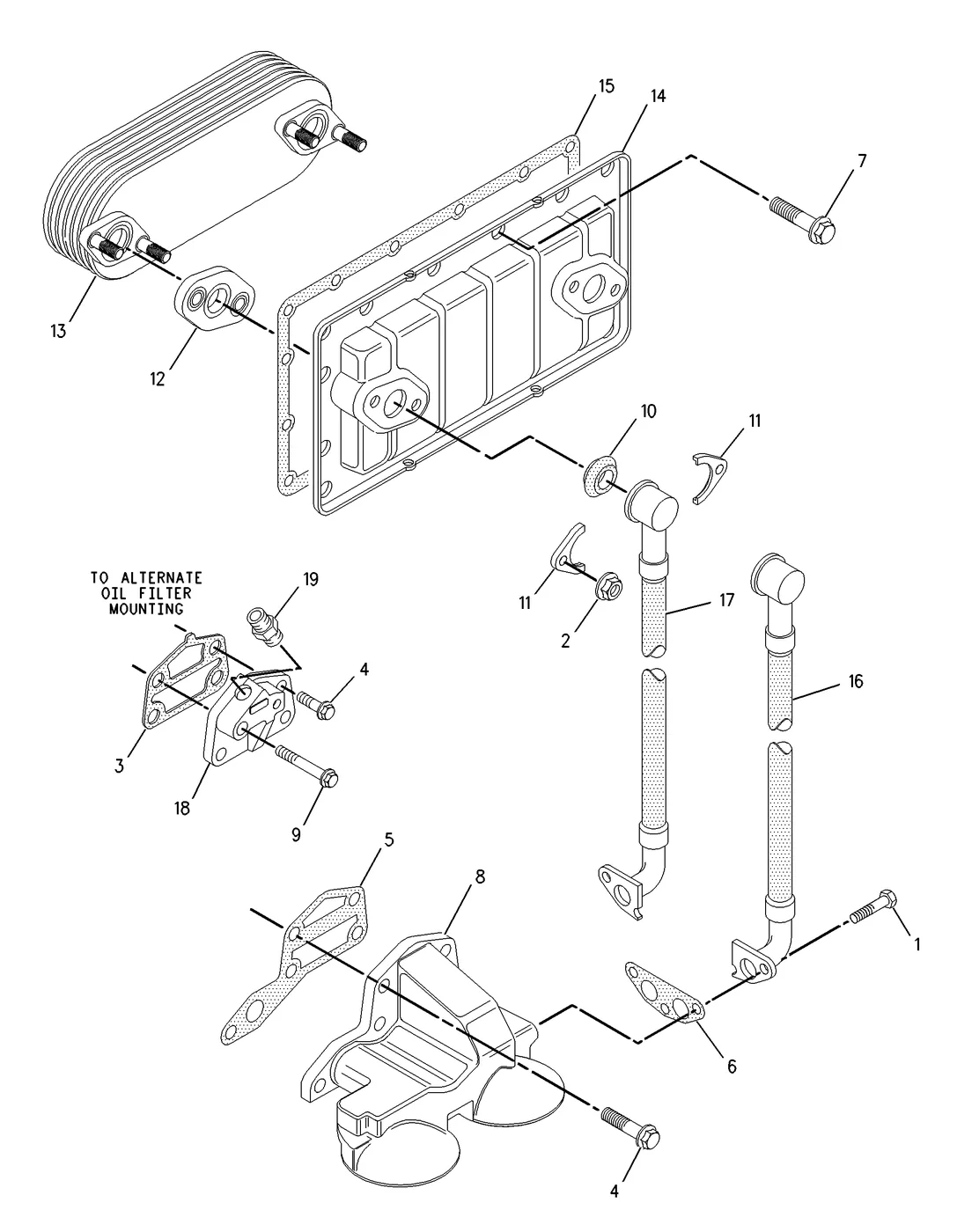 3056E · COOLING SYSTEM · 219-2210 CAT parts diagram