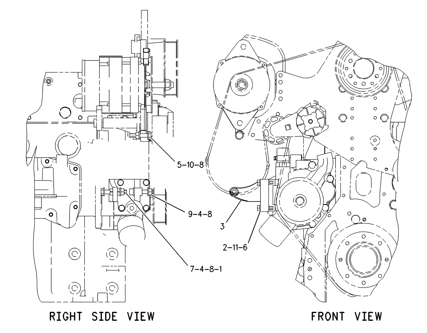 3126B · BASIC ENGINE · 188-3507 CAT parts diagram