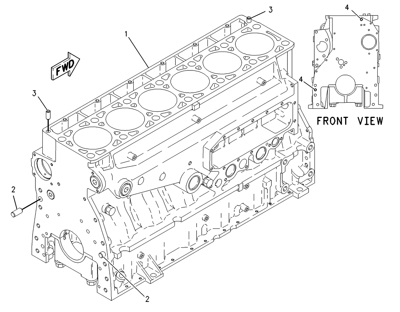 3126B · BASIC ENGINE · 129-1165 CAT parts diagram