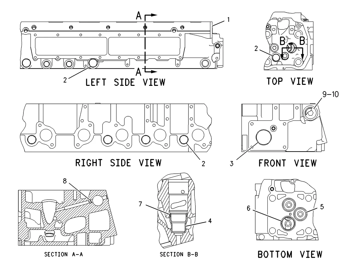 3126B · BASIC ENGINE · 183-6833 CAT parts diagram