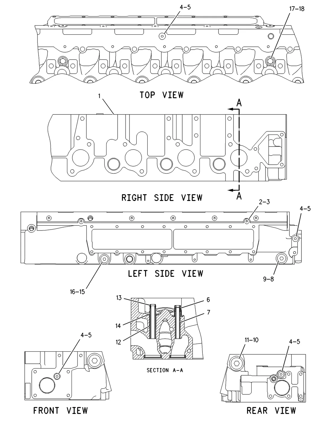 3126B · BASIC ENGINE · 183-6836 CAT parts diagram