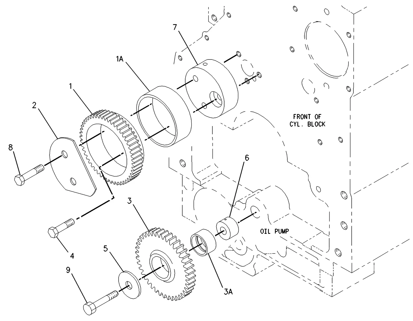 3126B · BASIC ENGINE · 101-4540 CAT parts diagram