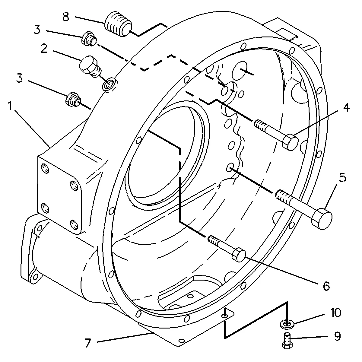 3126B · BASIC ENGINE · 100-6570 CAT parts diagram