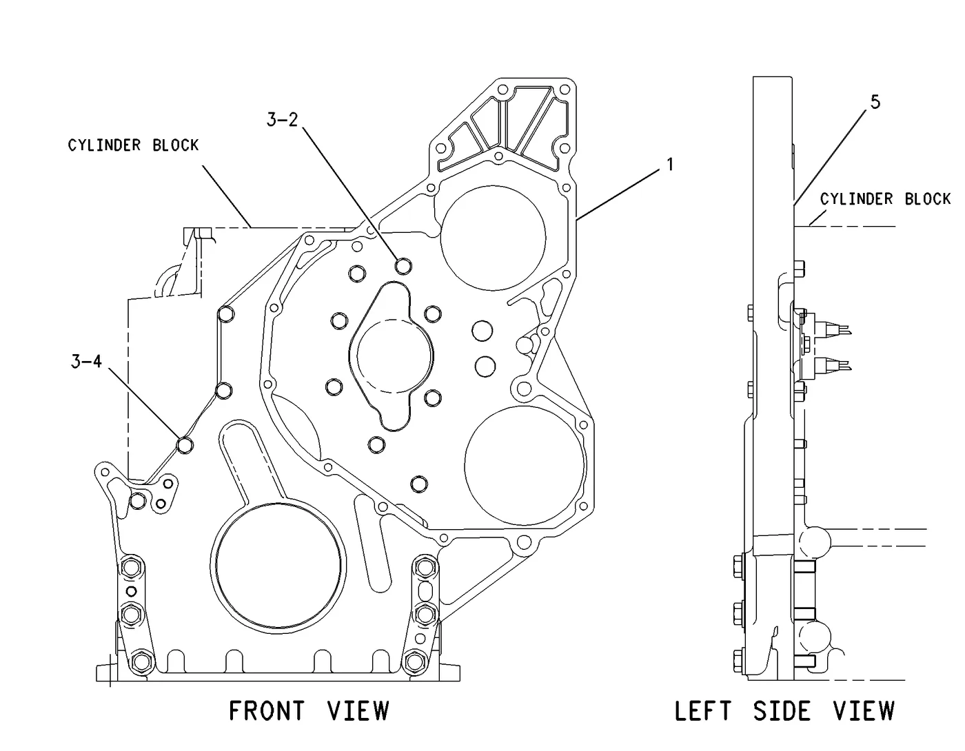 3126B · BASIC ENGINE · 133-5055 CAT parts diagram