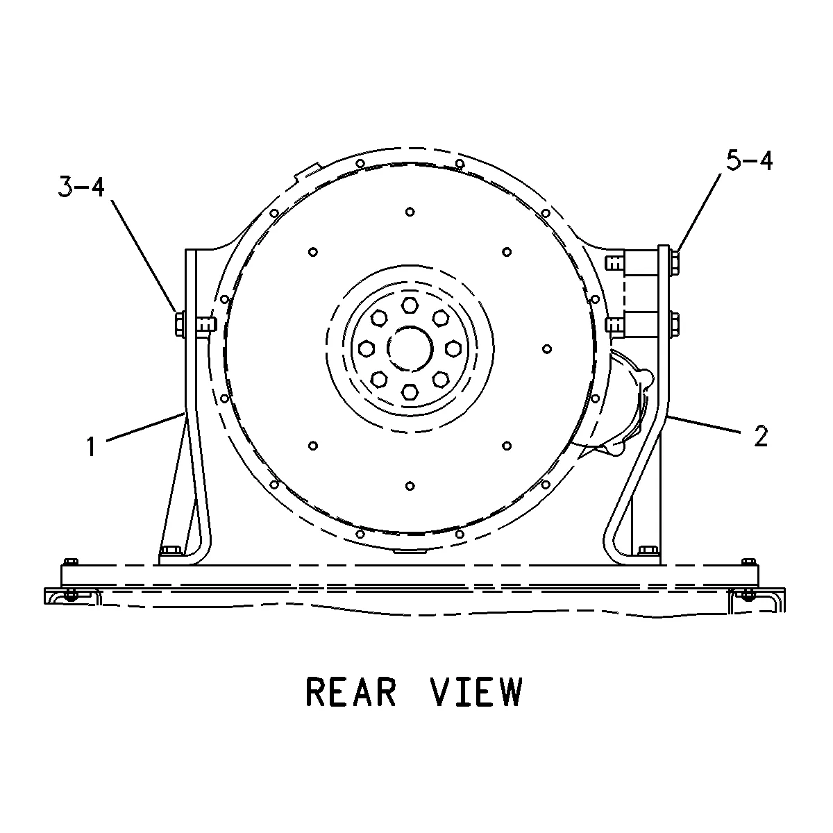 3126B · BASIC ENGINE · 132-1961 CAT parts diagram