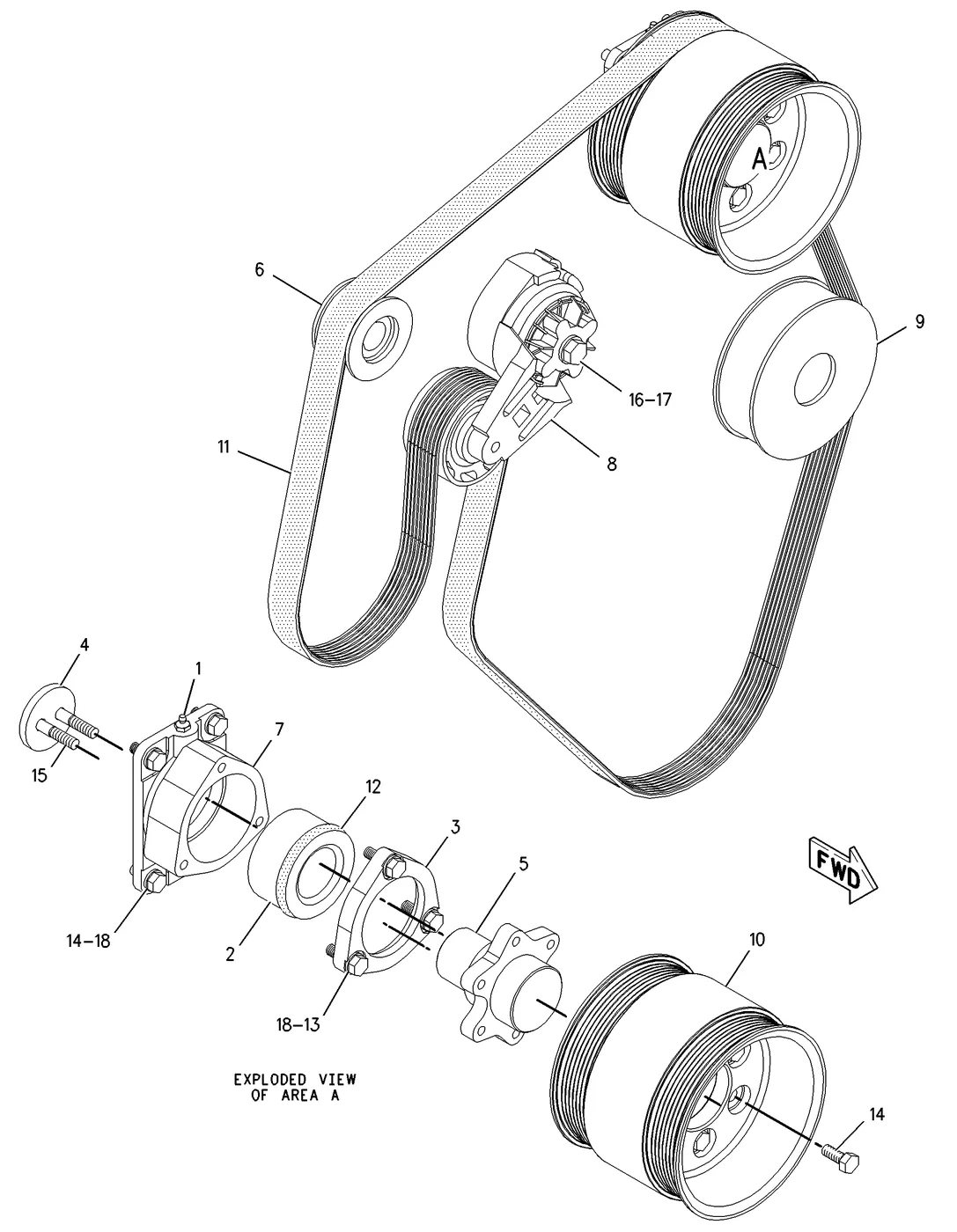 3126B · BASIC ENGINE · 201-9771 CAT parts diagram