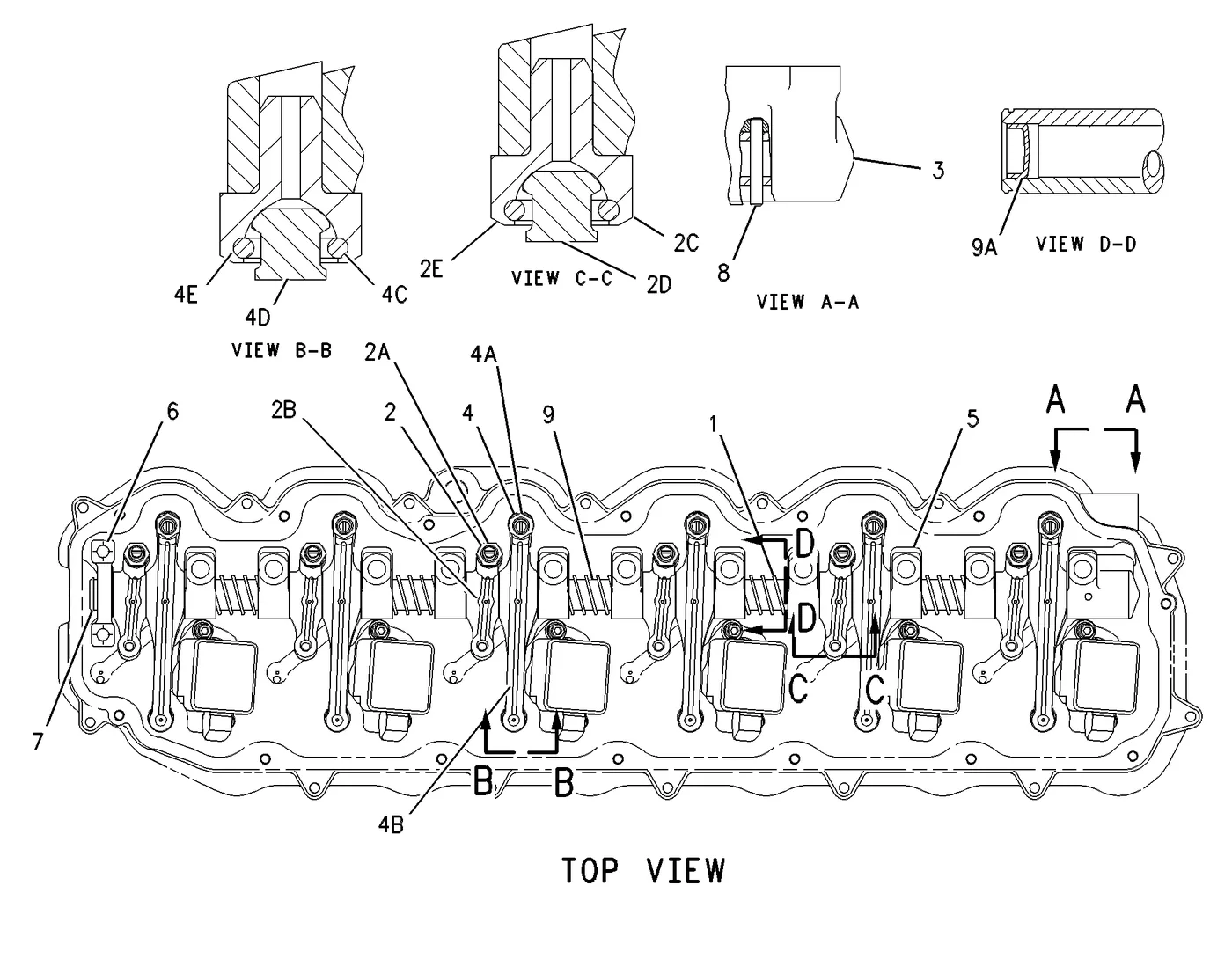 3126B · BASIC ENGINE · 135-2969 CAT parts diagram