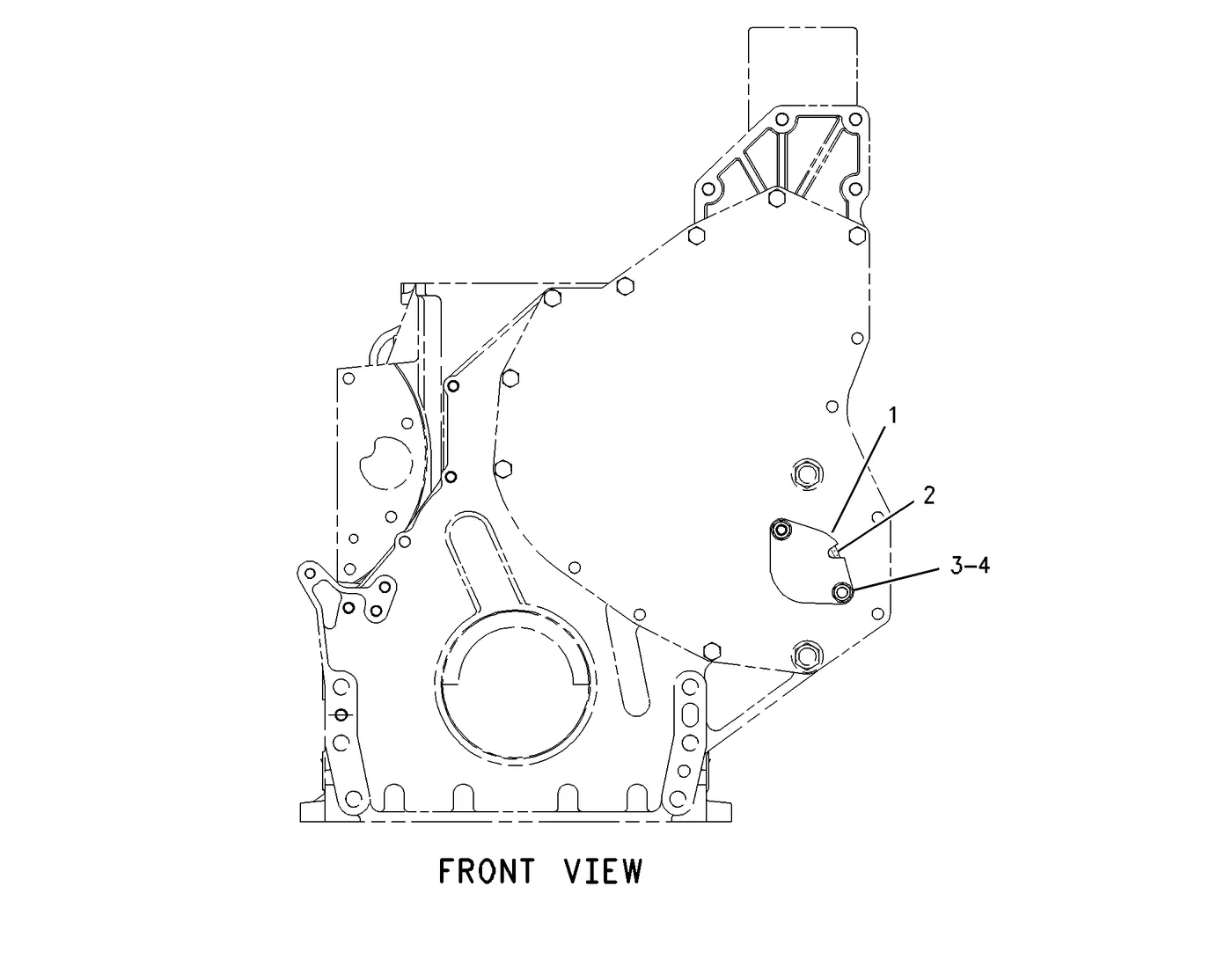 3126B · LUBRICATION SYSTEM · 172-8732 CAT parts diagram