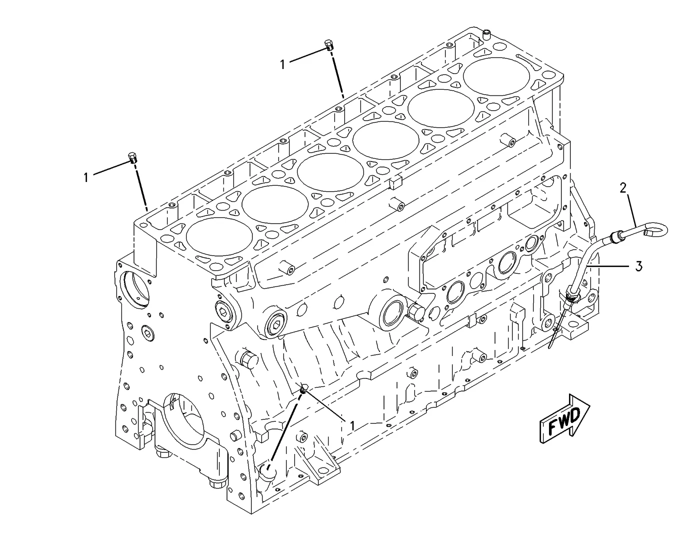 3126B · LUBRICATION SYSTEM · 203-1259