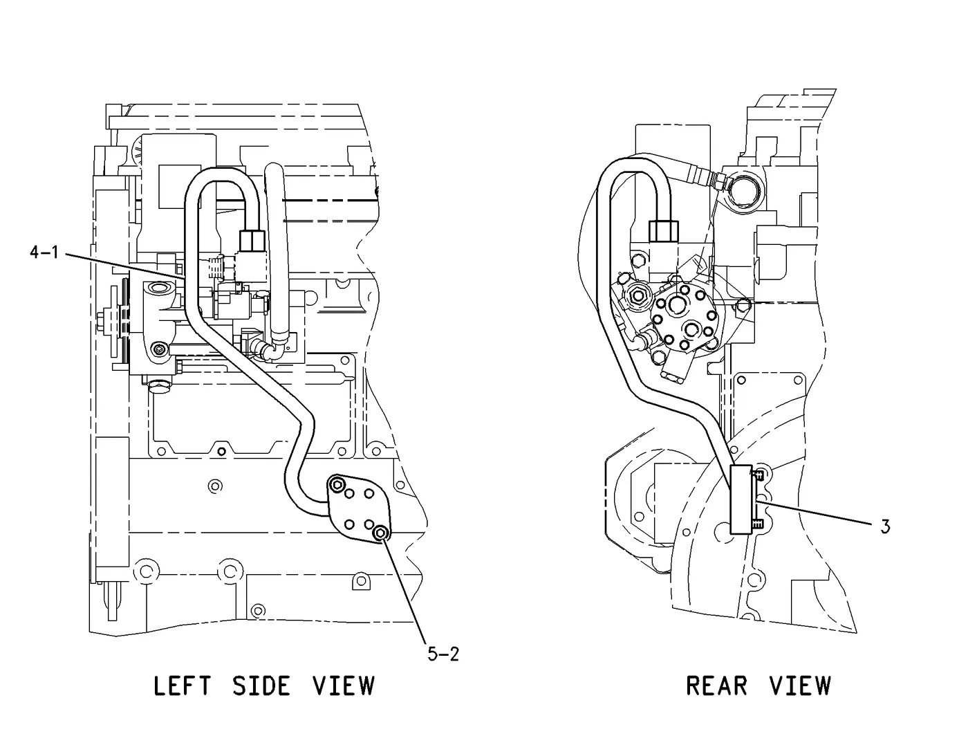 3126B · LUBRICATION SYSTEM · 199-6305 CAT parts diagram