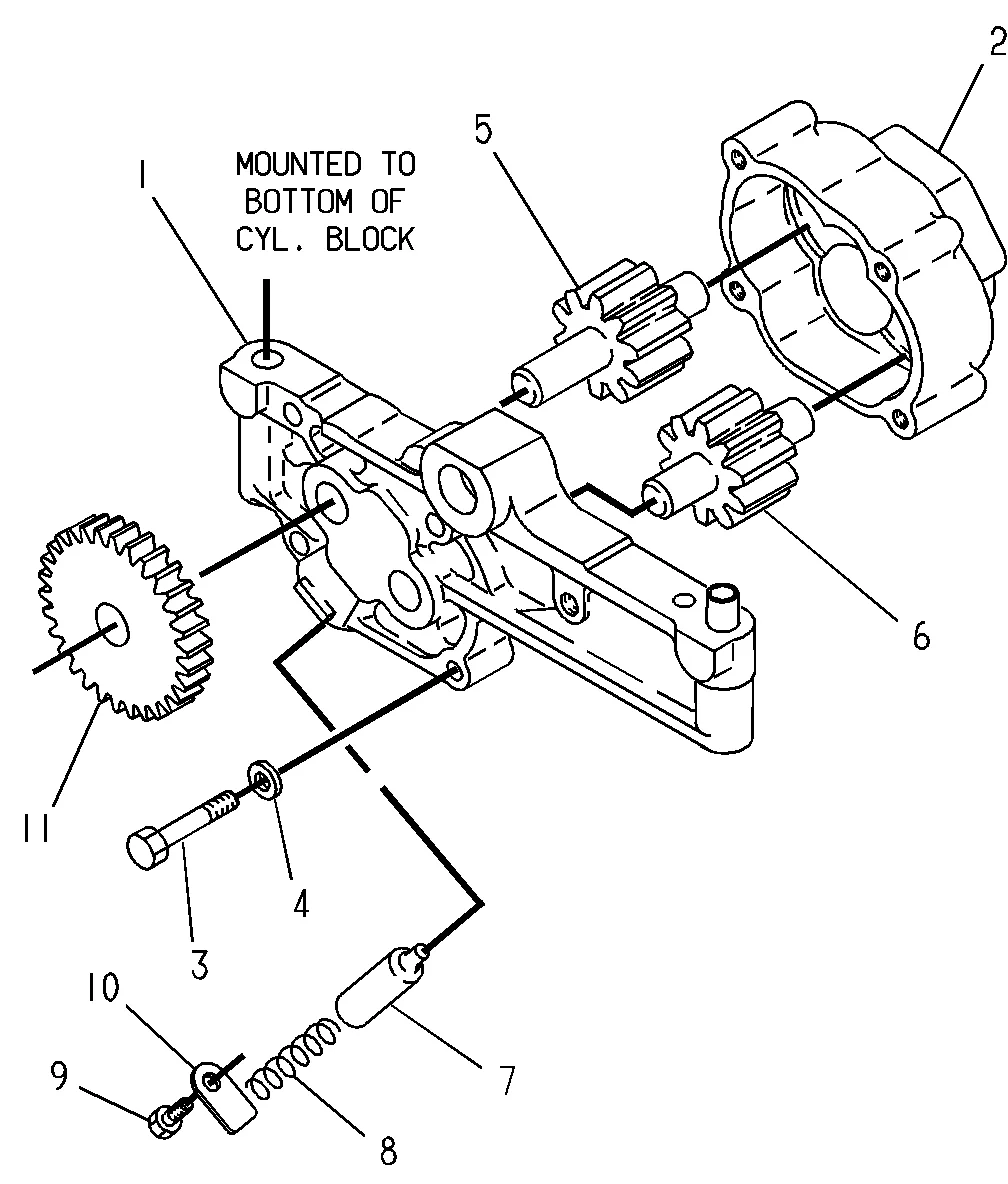 3126B · LUBRICATION SYSTEM · 115-4138 CAT parts diagram