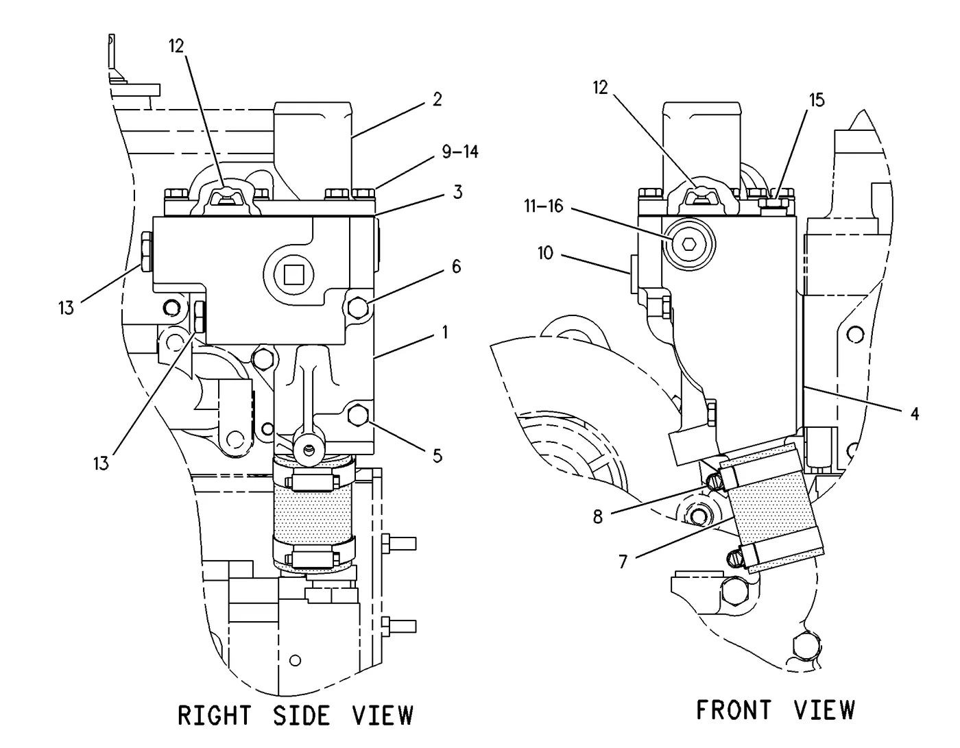 3126B · COOLING SYSTEM · 141-8278 CAT parts diagram