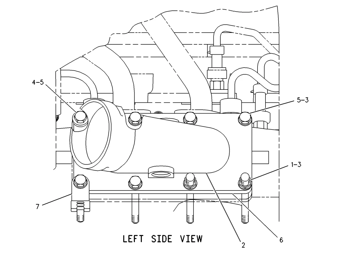 3126B · AIR INLET AND EXHAUST SYSTEM · 137-5182 CAT parts diagram