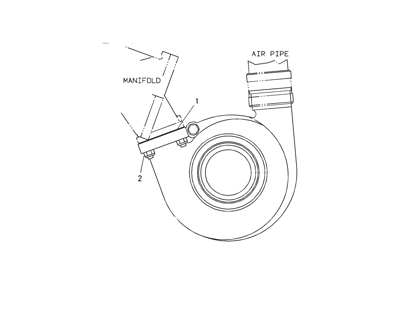 3126B · AIR INLET AND EXHAUST SYSTEM · 199-6064 CAT parts diagram