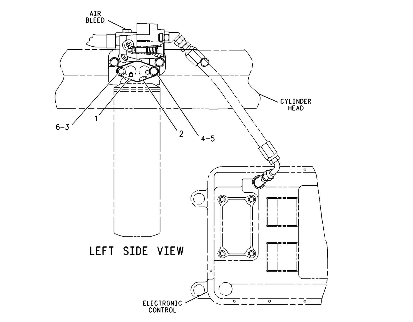 3126B · FUEL SYSTEM · 116-5410 CAT parts diagram