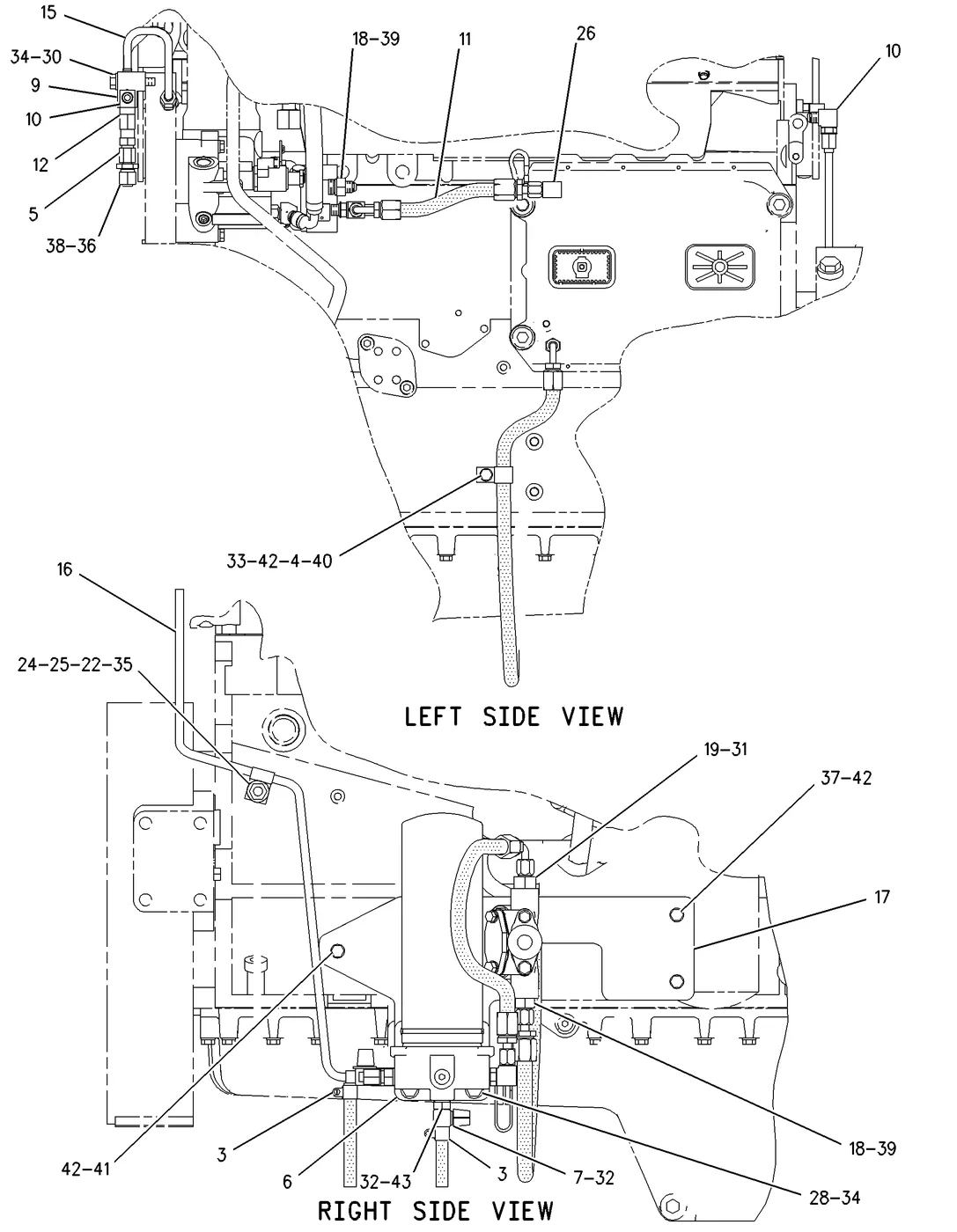3126B · FUEL SYSTEM · 205-9434 CAT parts diagram