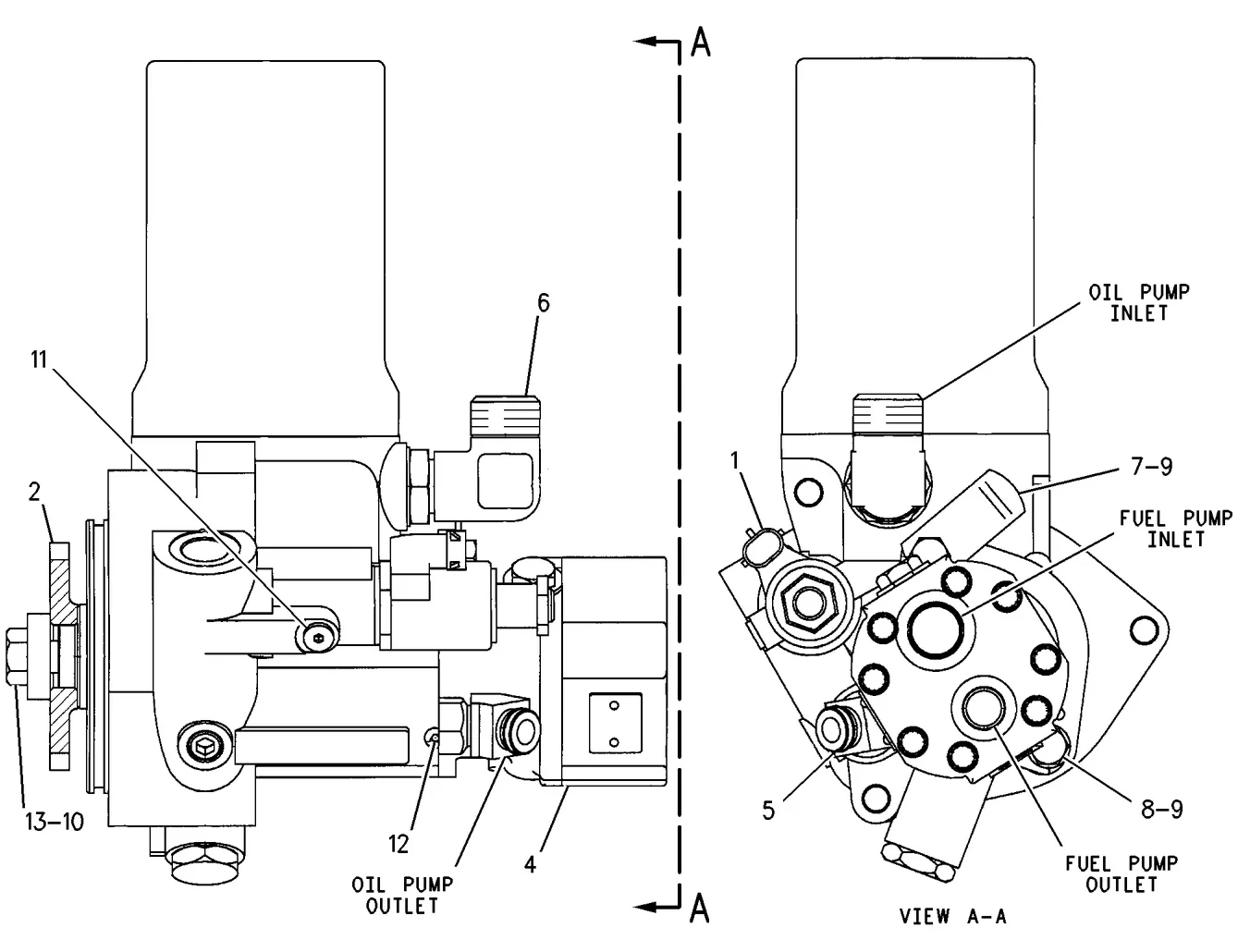 3126B · FUEL SYSTEM · 205-4194 CAT parts diagram