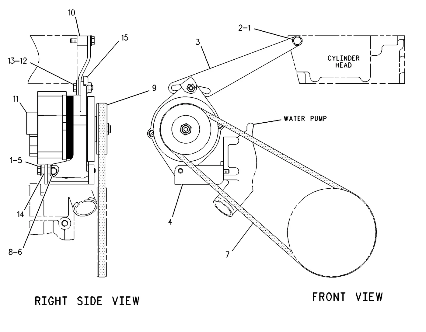 3126B · ELECTRICAL AND STARTING SYSTEM · 197-8101 CAT parts diagram
