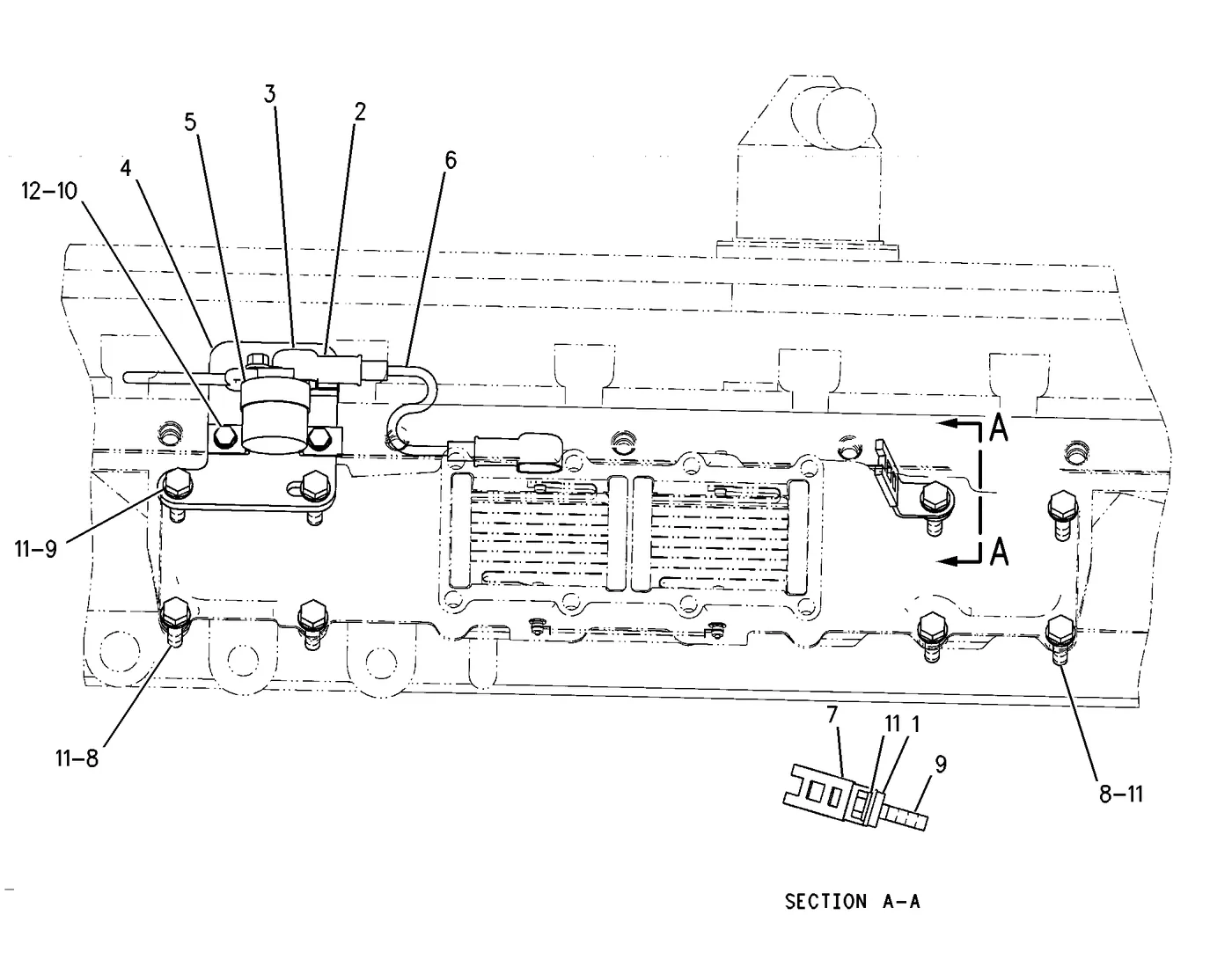 3126B · ELECTRICAL AND STARTING SYSTEM · 191-6113 CAT parts diagram