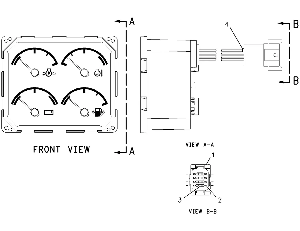 3126B · OPERATOR STATION · 132-8044 CAT parts diagram
