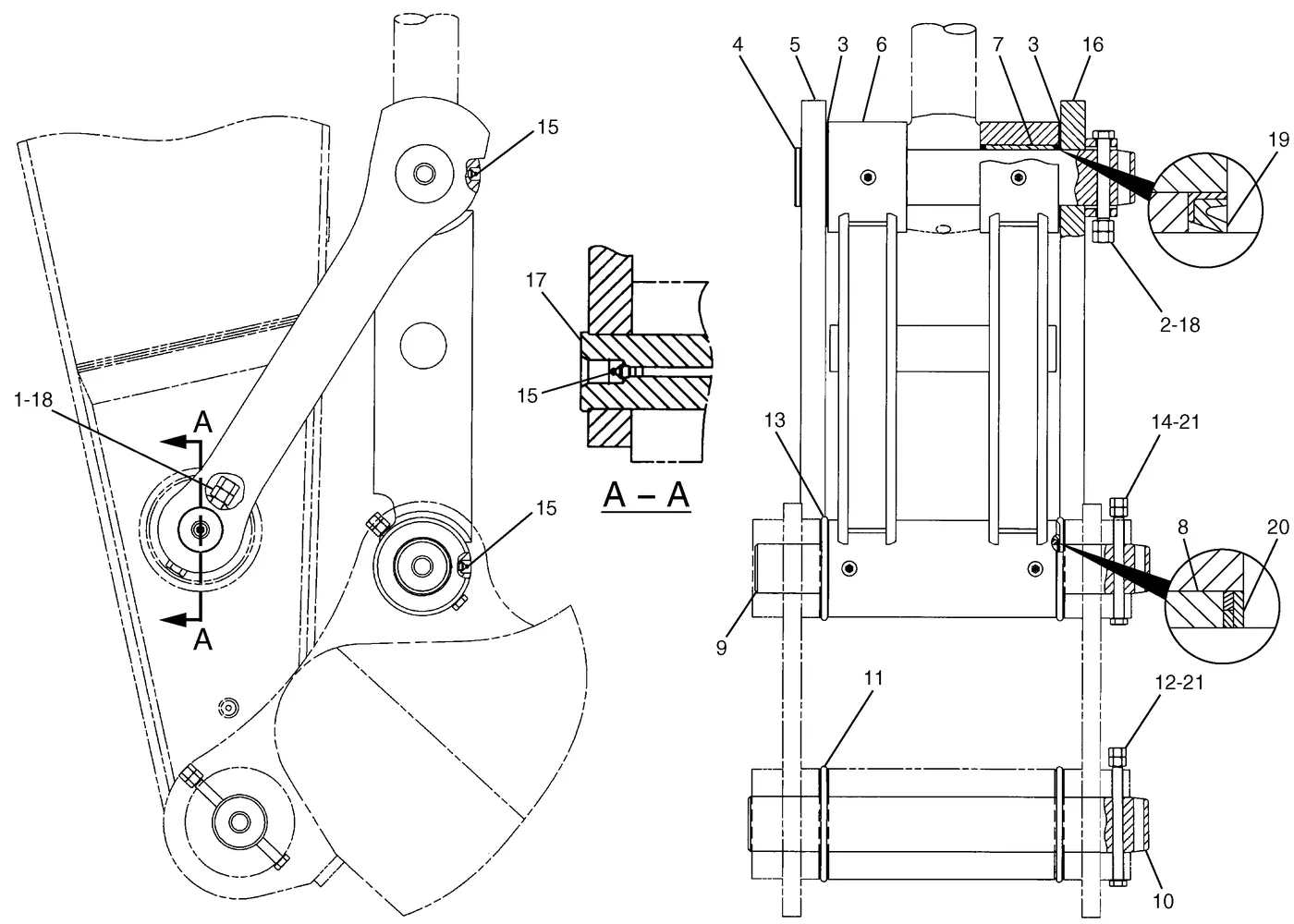 325C · IMPLEMENTS · 176-2242 CAT parts diagram