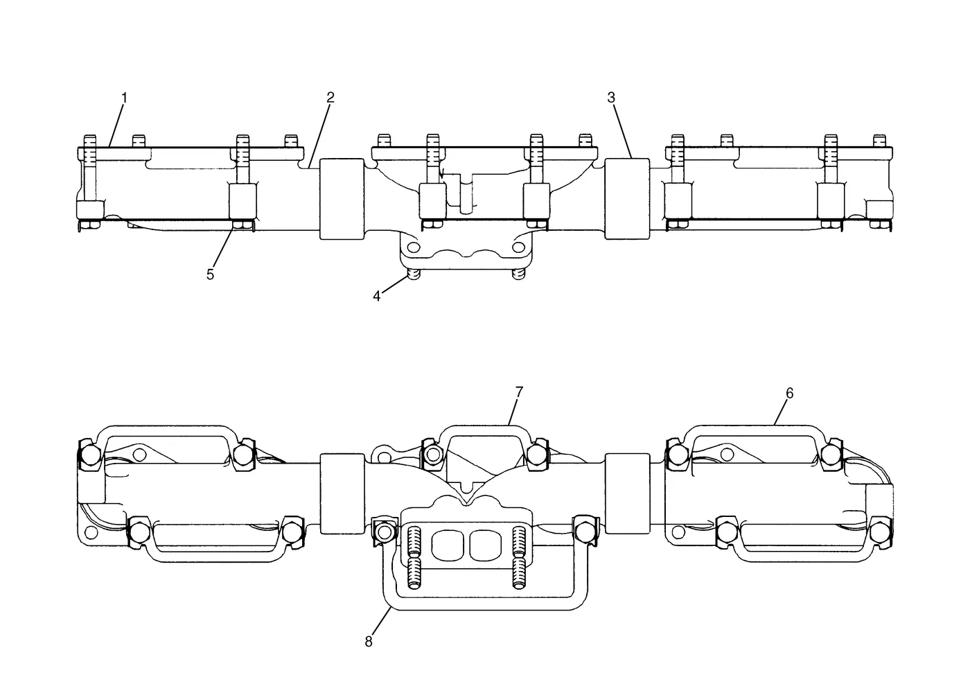 325C · AIR INLET AND EXHAUST SYSTEM · 127-3466 CAT parts diagram