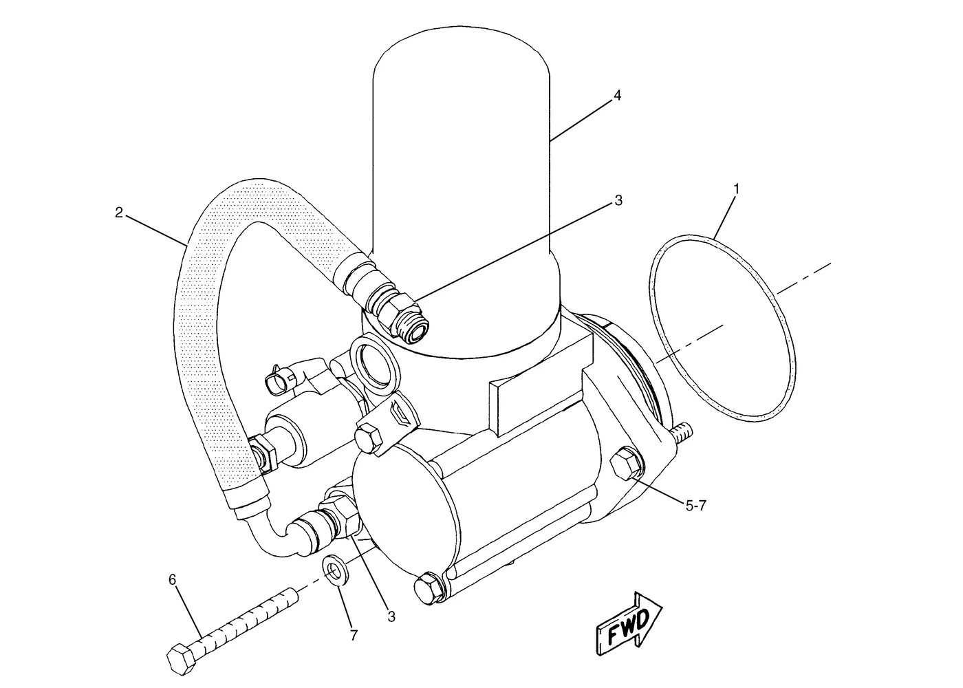 325C · FUEL SYSTEM · 183-2859 CAT parts diagram