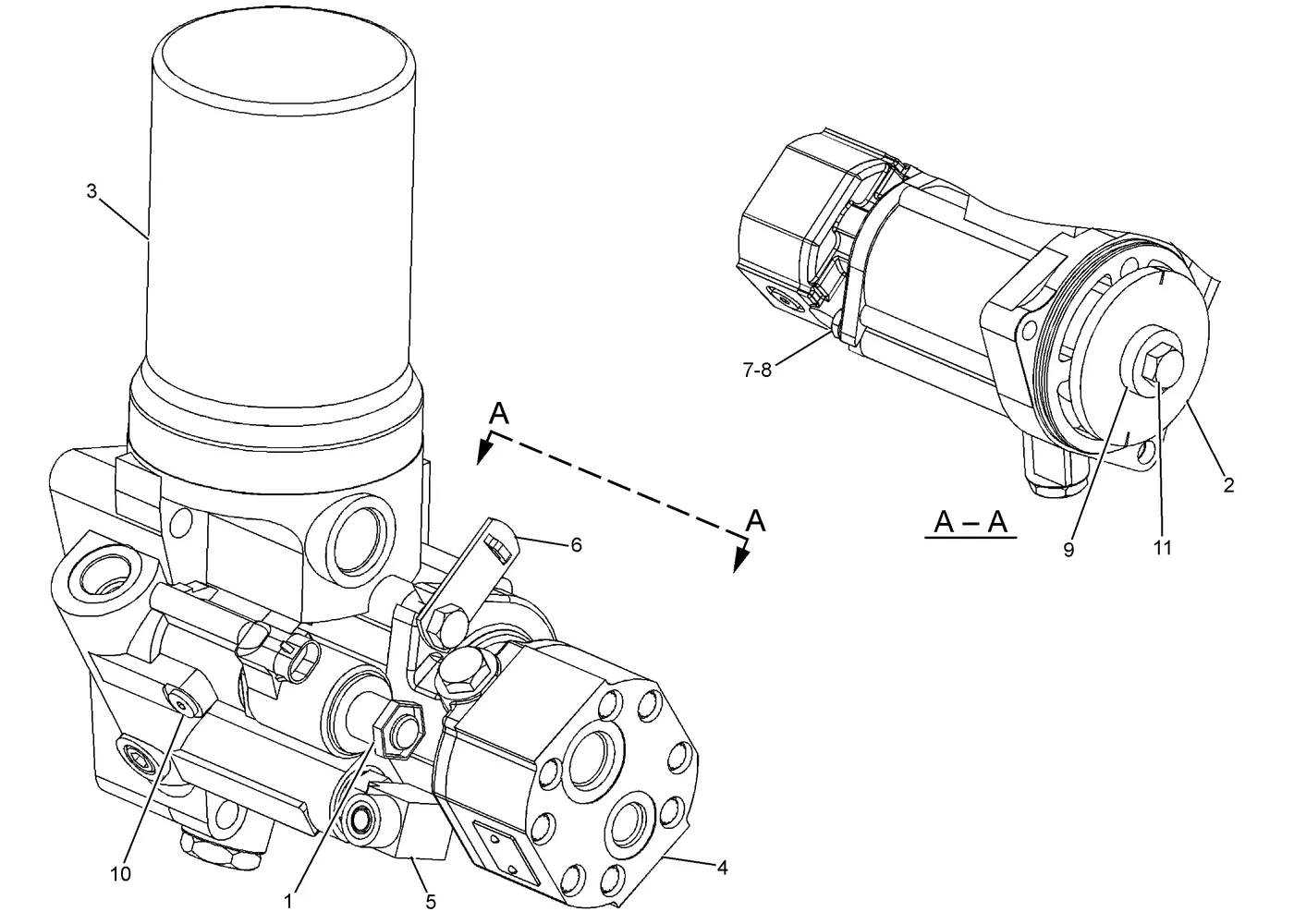325C · FUEL SYSTEM · 180-7341 CAT parts diagram