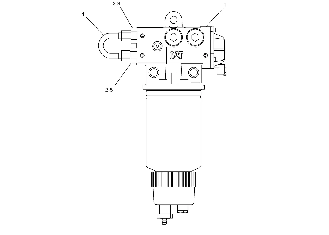 325C · FUEL SYSTEM · 188-6121 CAT parts diagram