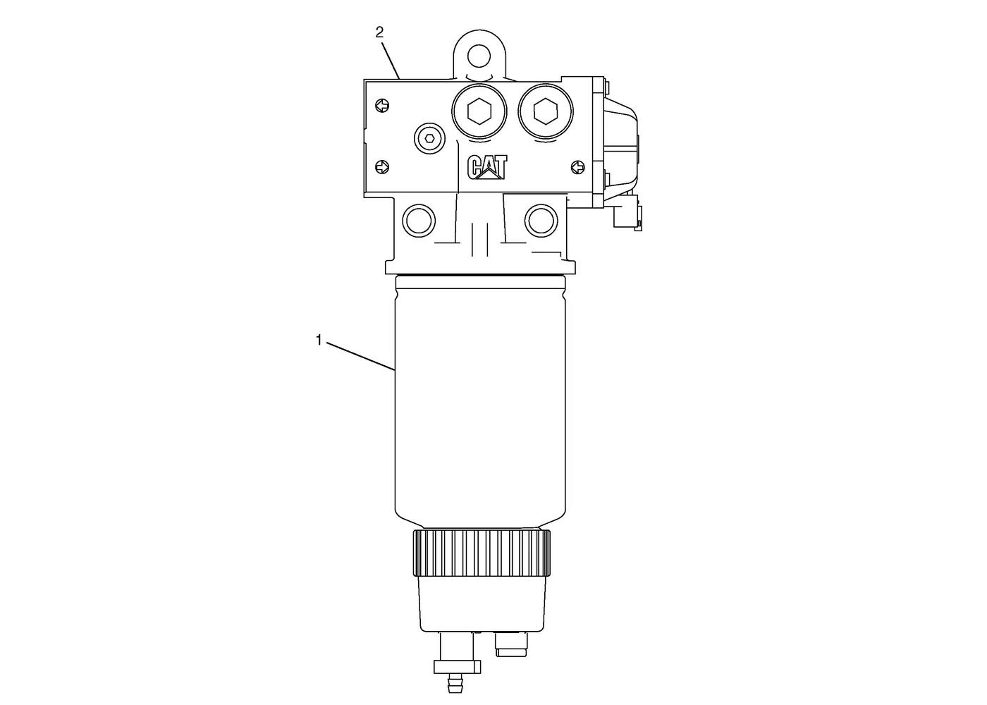325C · FUEL SYSTEM · 190-8977 CAT parts diagram