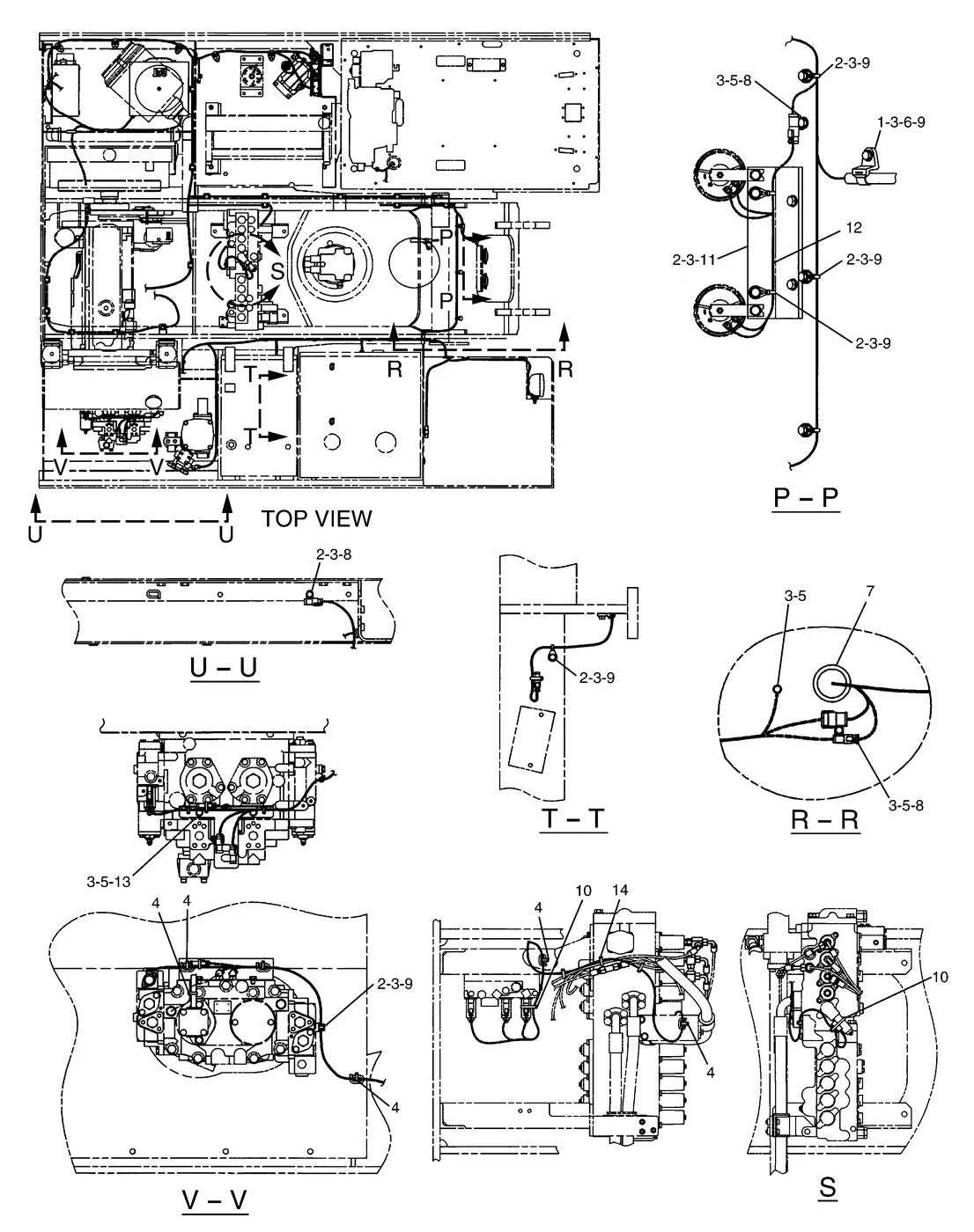 325C · ELECTRICAL AND STARTING SYSTEM · 183-1013 CAT parts diagram