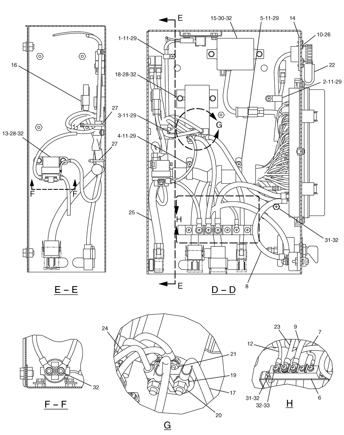 325C · ELECTRICAL AND STARTING SYSTEM · 204-1826 CAT parts diagram