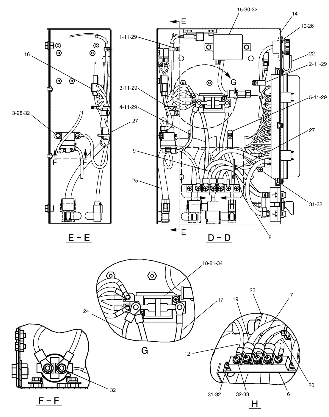 325C · ELECTRICAL AND STARTING SYSTEM · 231-1659 CAT parts diagram