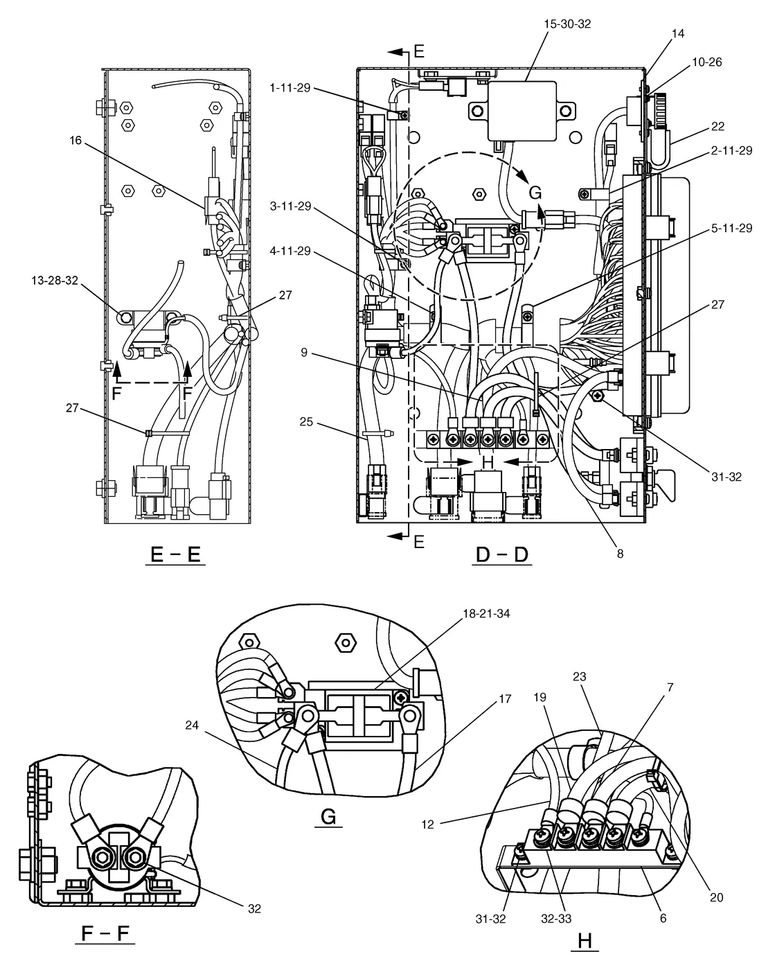 325C · ELECTRICAL AND STARTING SYSTEM · 231-1659 CAT parts diagram