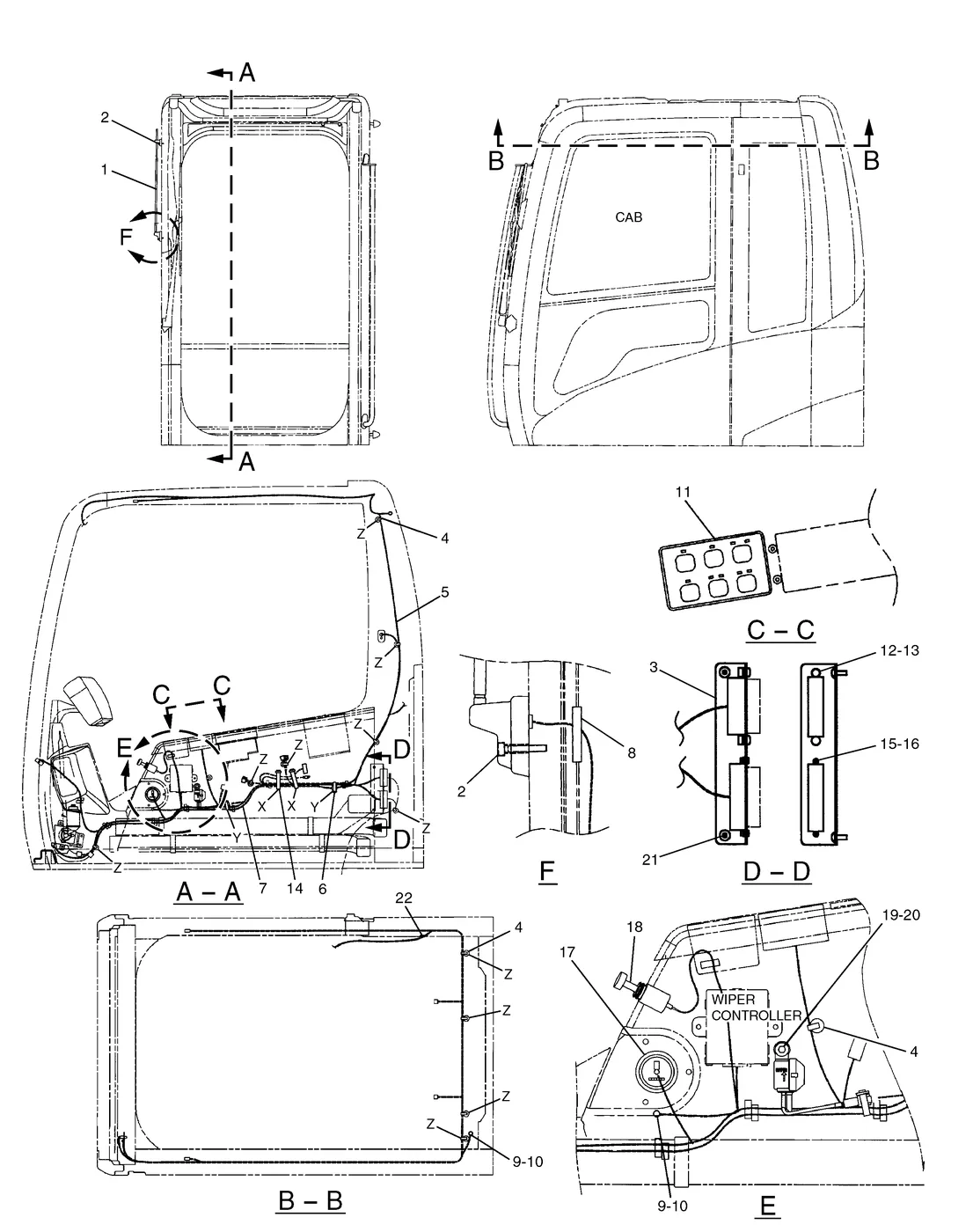 325C · ELECTRICAL AND STARTING SYSTEM · 163-6623 CAT parts diagram