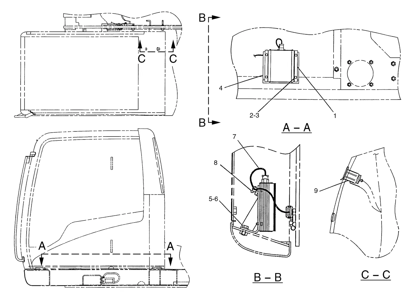 325C · ELECTRICAL AND STARTING SYSTEM · 163-6629 CAT parts diagram