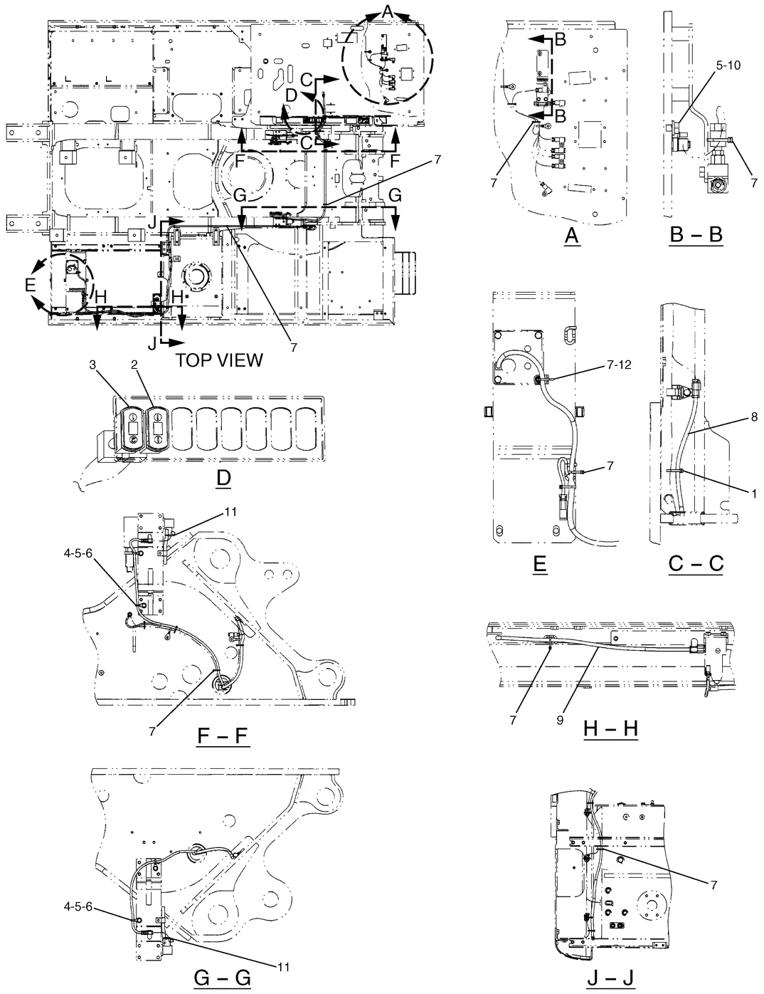 325C · ELECTRICAL AND STARTING SYSTEM · 183-1016 CAT parts diagram