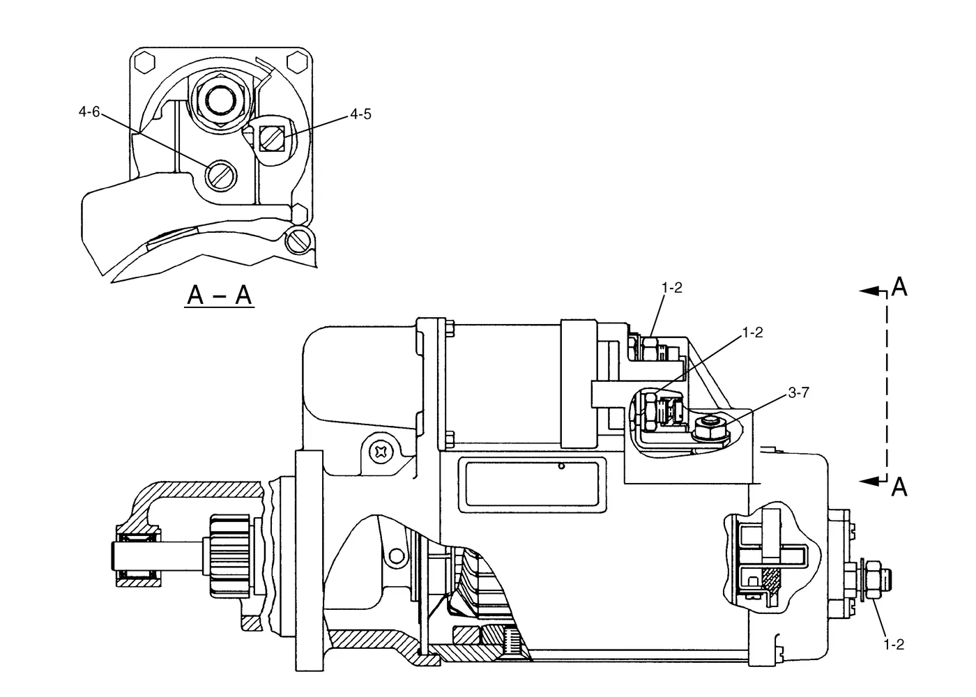 325C · ELECTRICAL AND STARTING SYSTEM · 106-8557 CAT parts diagram