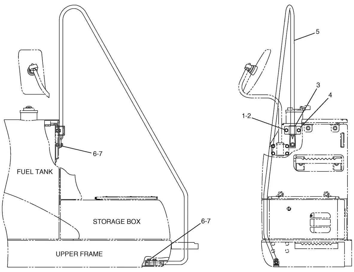 325C · FRAME AND BODY · 190-7246 CAT parts diagram