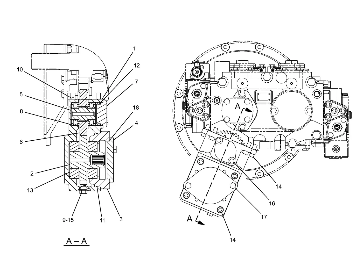 325C · HYDRAULIC SYSTEM · 191-5537 CAT parts diagram