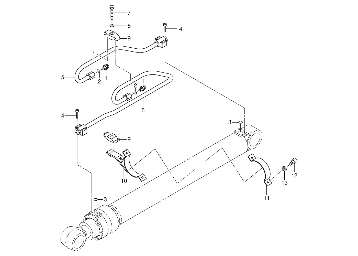 325C · HYDRAULIC SYSTEM · 204-2686 CAT parts diagram
