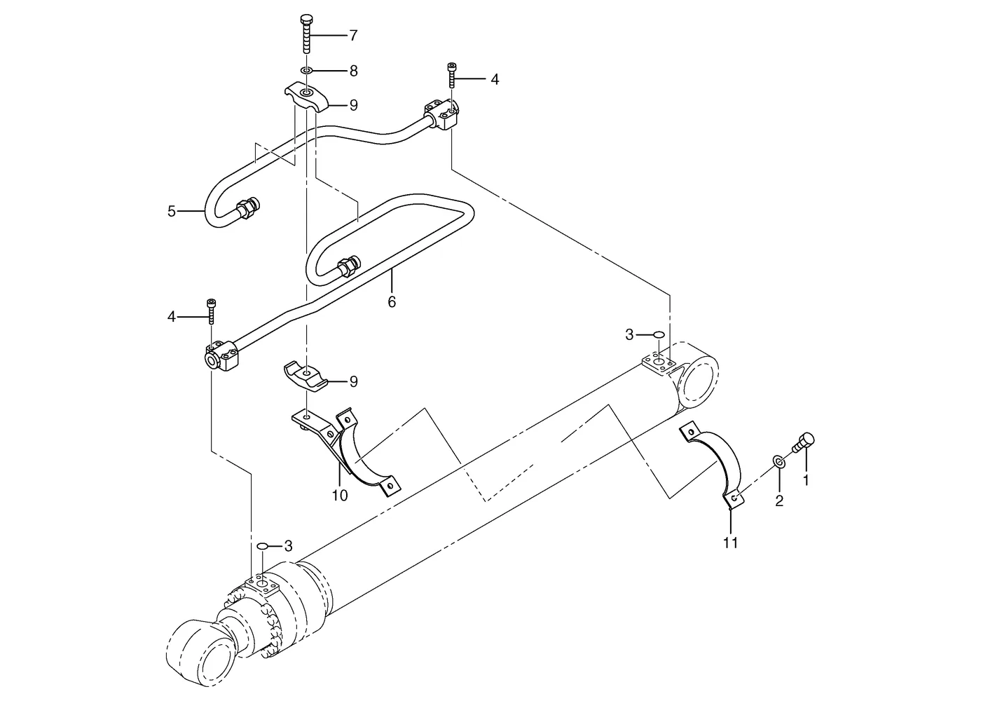 325C · HYDRAULIC SYSTEM · 204-2686 CAT parts diagram