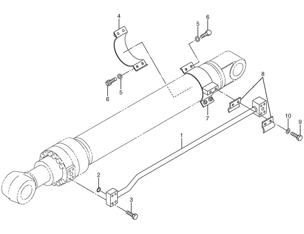 325C · HYDRAULIC SYSTEM · 115-8693 CAT parts diagram