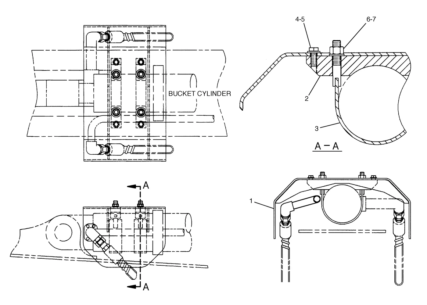 325C · HYDRAULIC SYSTEM · 126-2122 CAT parts diagram