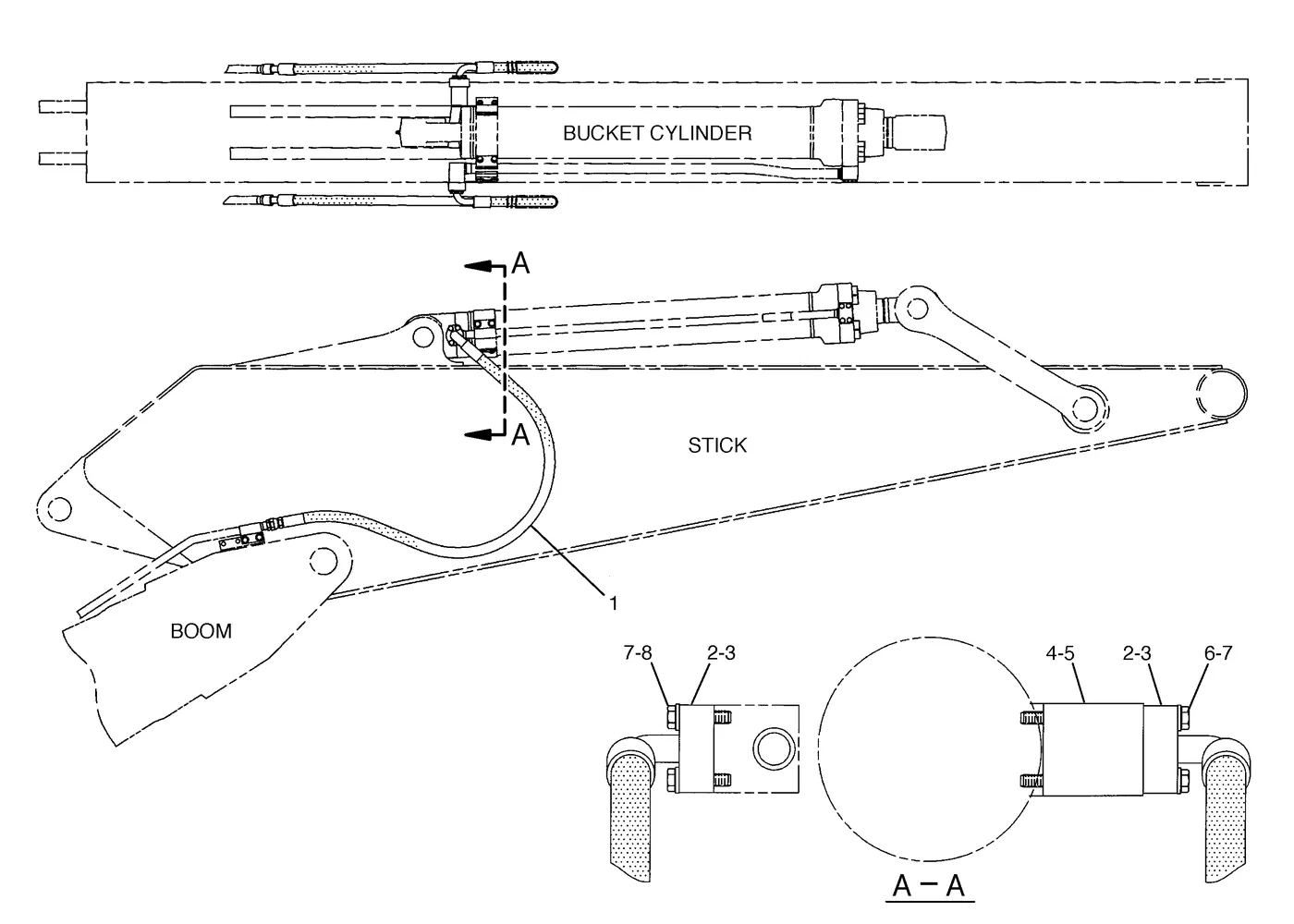 325C · HYDRAULIC SYSTEM · 196-0536 CAT parts diagram