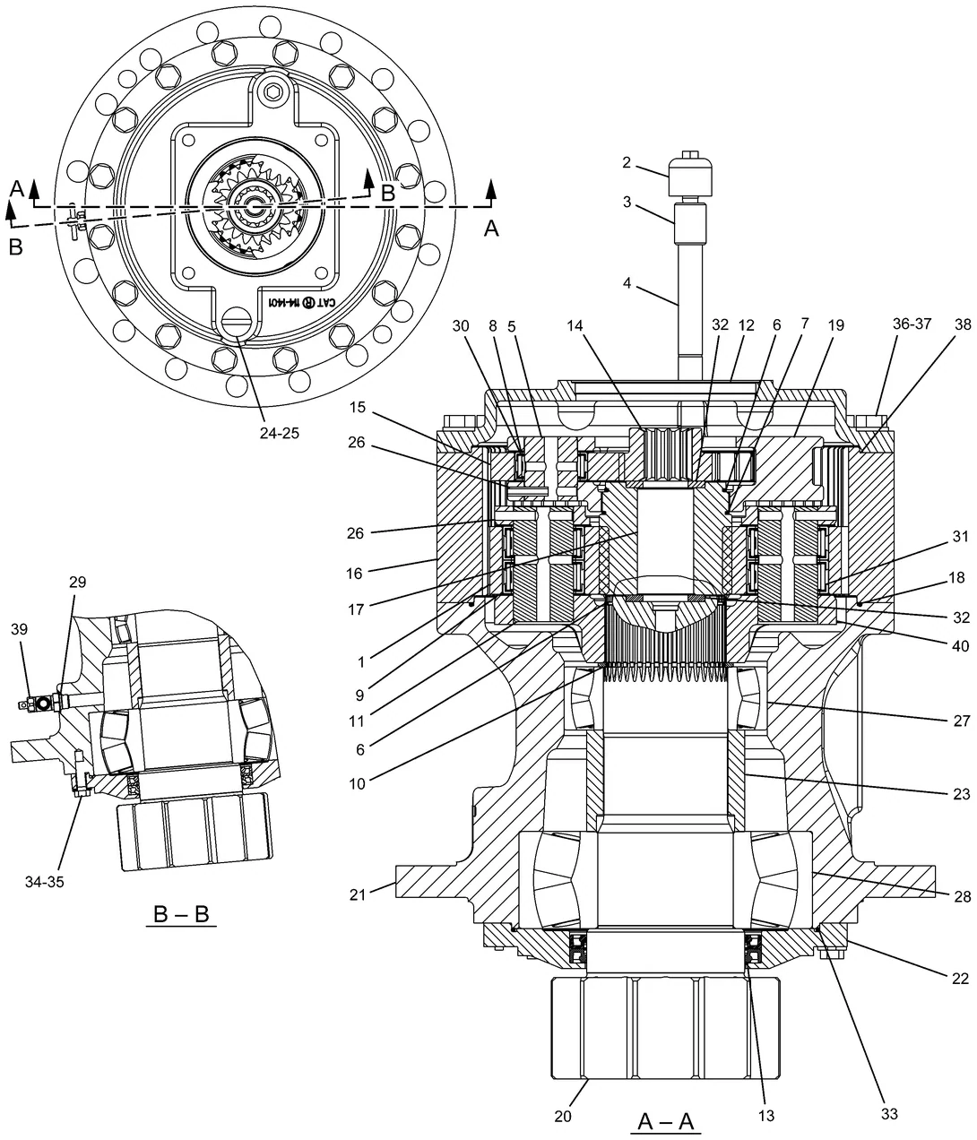 325C · HYDRAULIC SYSTEM · 191-2693 CAT parts diagram